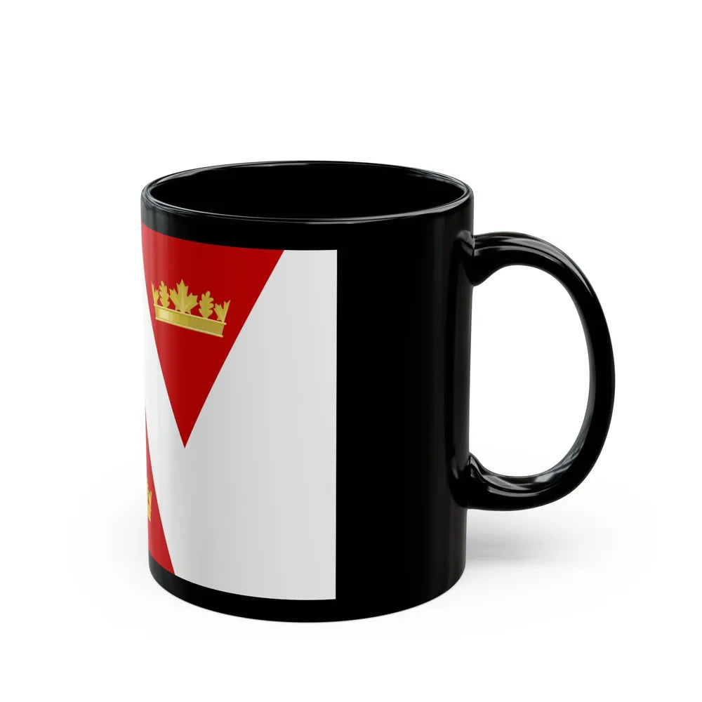 Flag of Wellington Ontario Canada - Black Coffee Mug-Go Mug Yourself