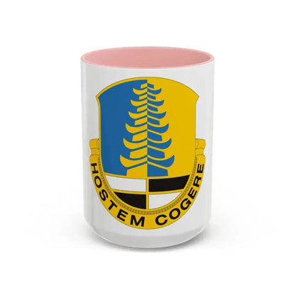 319th Military Intelligence Battalion 2 (U.S. Army) Accent Coffee Mug 15oz Pink - Go Mug Yourself