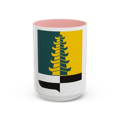 319th Military Intelligence Battalion (U.S. Army) Accent Coffee Mug 15oz Pink - Go Mug Yourself
