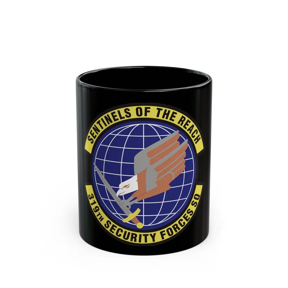 319th Security Forces Squadron (U.S. Air Force) Black Coffee Mug-11oz-Go Mug Yourself