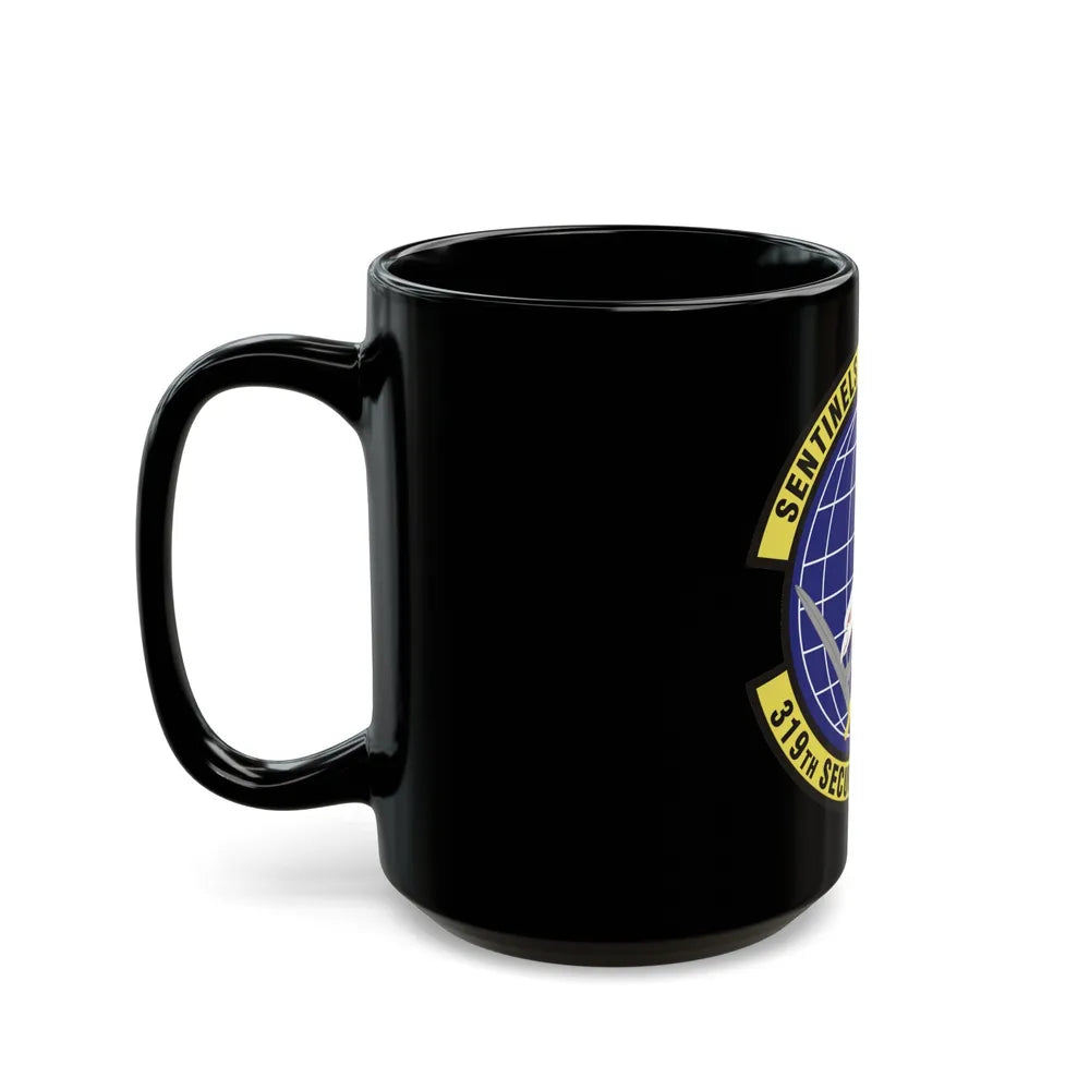 319th Security Forces Squadron (U.S. Air Force) Black Coffee Mug-Go Mug Yourself