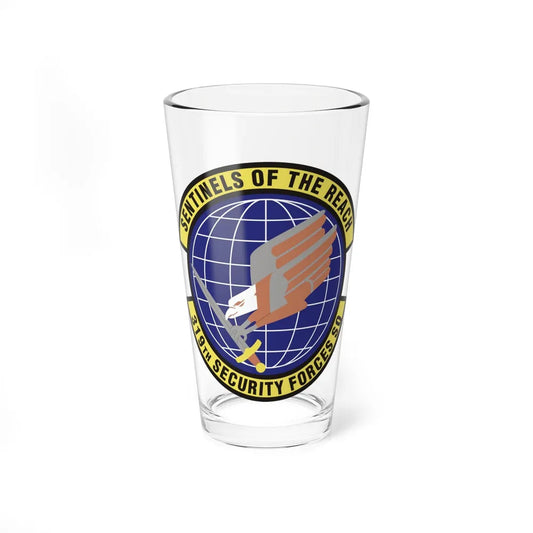 319th Security Forces Squadron (U.S. Air Force) Pint Glass 16oz-16oz-Go Mug Yourself