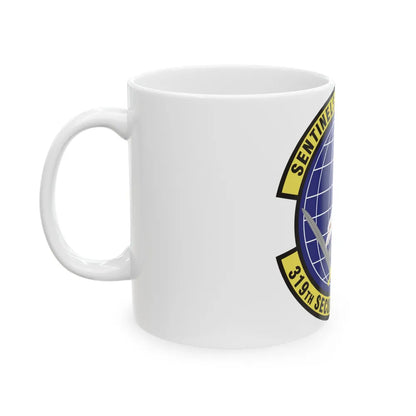 319th Security Forces Squadron (U.S. Air Force) White Coffee Mug-Go Mug Yourself