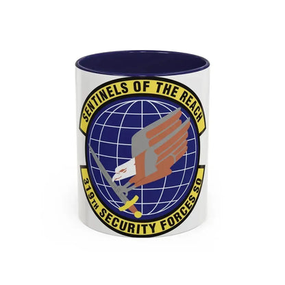 319th Security Forces Squadron (U.S. Air Force) Accent Coffee Mug 11oz Navy - Go Mug Yourself