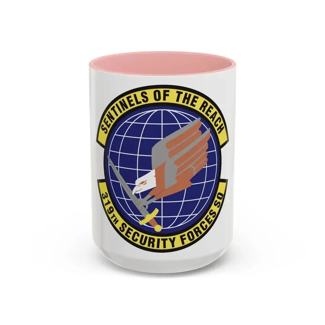 319th Security Forces Squadron (U.S. Air Force) Accent Coffee Mug 15oz Pink - Go Mug Yourself