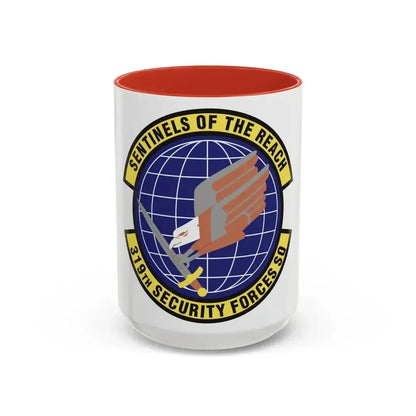 319th Security Forces Squadron (U.S. Air Force) Accent Coffee Mug 15oz Red - Go Mug Yourself