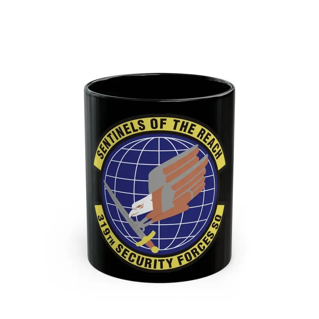 319th Security Forces Squadron (U.S. Air Force) Black Coffee Mug 11oz - Go Mug Yourself
