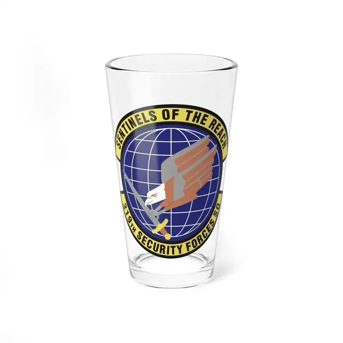 319th Security Forces Squadron (U.S. Air Force) Pint Glass 16oz 16oz - Go Mug Yourself