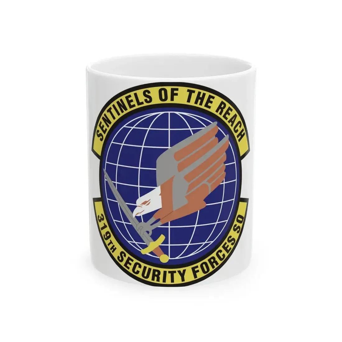 319th Security Forces Squadron (U.S. Air Force) White Coffee Mug 11oz - Go Mug Yourself