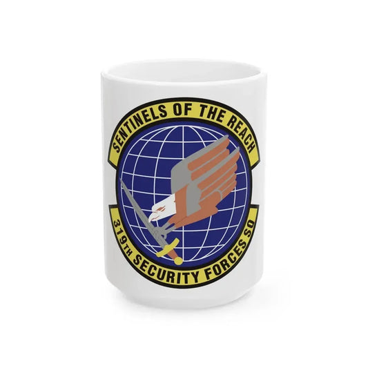 319th Security Forces Squadron (U.S. Air Force) White Coffee Mug 15oz - Go Mug Yourself