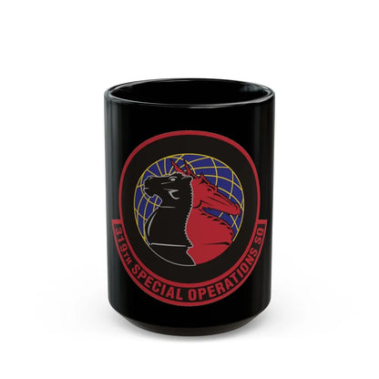 319th Special Operations Squadron (U.S. Air Force) Black Coffee Mug-15oz-Go Mug Yourself