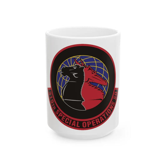 319th Special Operations Squadron (U.S. Air Force) White Coffee Mug-15oz-Go Mug Yourself