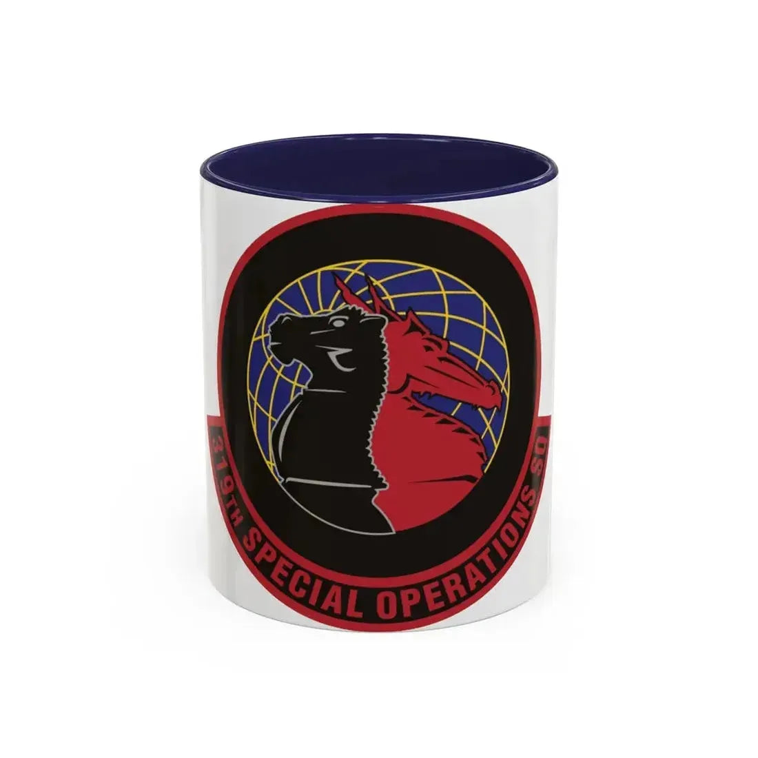 319th Special Operations Squadron (U.S. Air Force) Accent Coffee Mug 11oz Navy - Go Mug Yourself