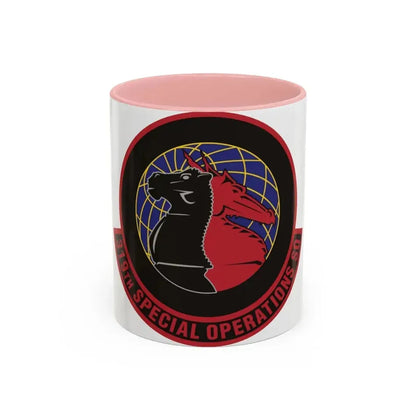 319th Special Operations Squadron (U.S. Air Force) Accent Coffee Mug 11oz Pink - Go Mug Yourself