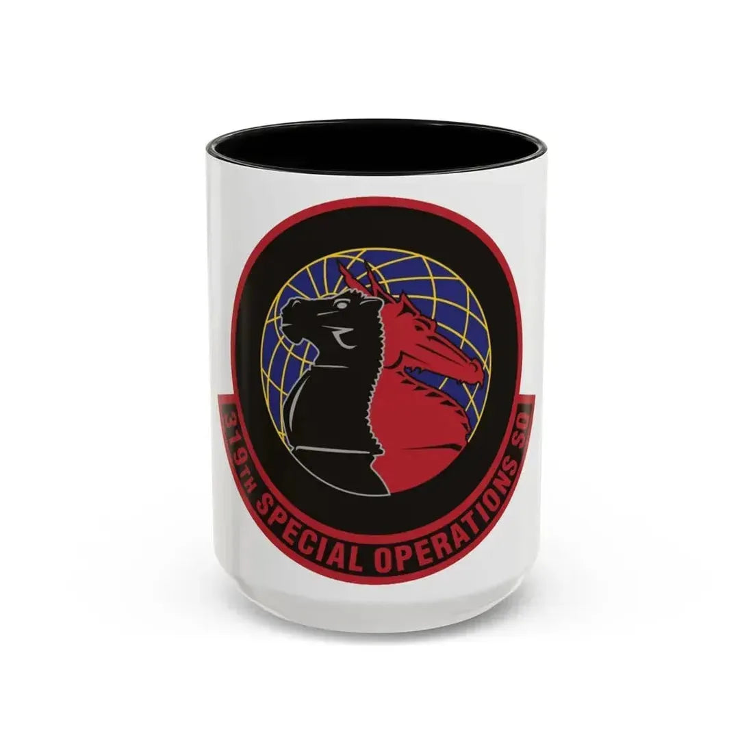 319th Special Operations Squadron (U.S. Air Force) Accent Coffee Mug 15oz Black - Go Mug Yourself