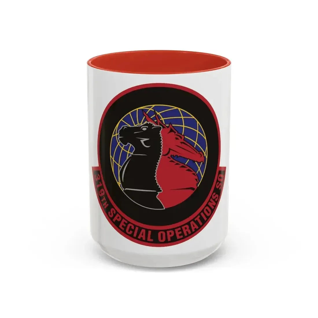 319th Special Operations Squadron (U.S. Air Force) Accent Coffee Mug 15oz Red - Go Mug Yourself