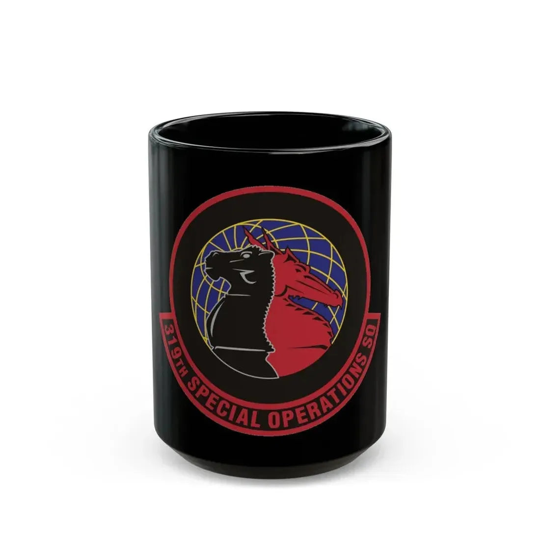 319th Special Operations Squadron (U.S. Air Force) Black Coffee Mug 15oz - Go Mug Yourself