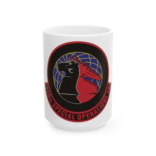 319th Special Operations Squadron (U.S. Air Force) White Coffee Mug 15oz - Go Mug Yourself