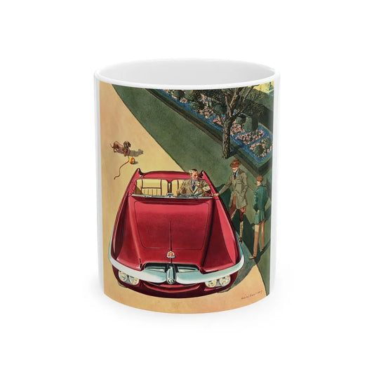 Dodge Firearrow, Esquire magazine, August 1954 - White Coffee Mug-11oz-Go Mug Yourself