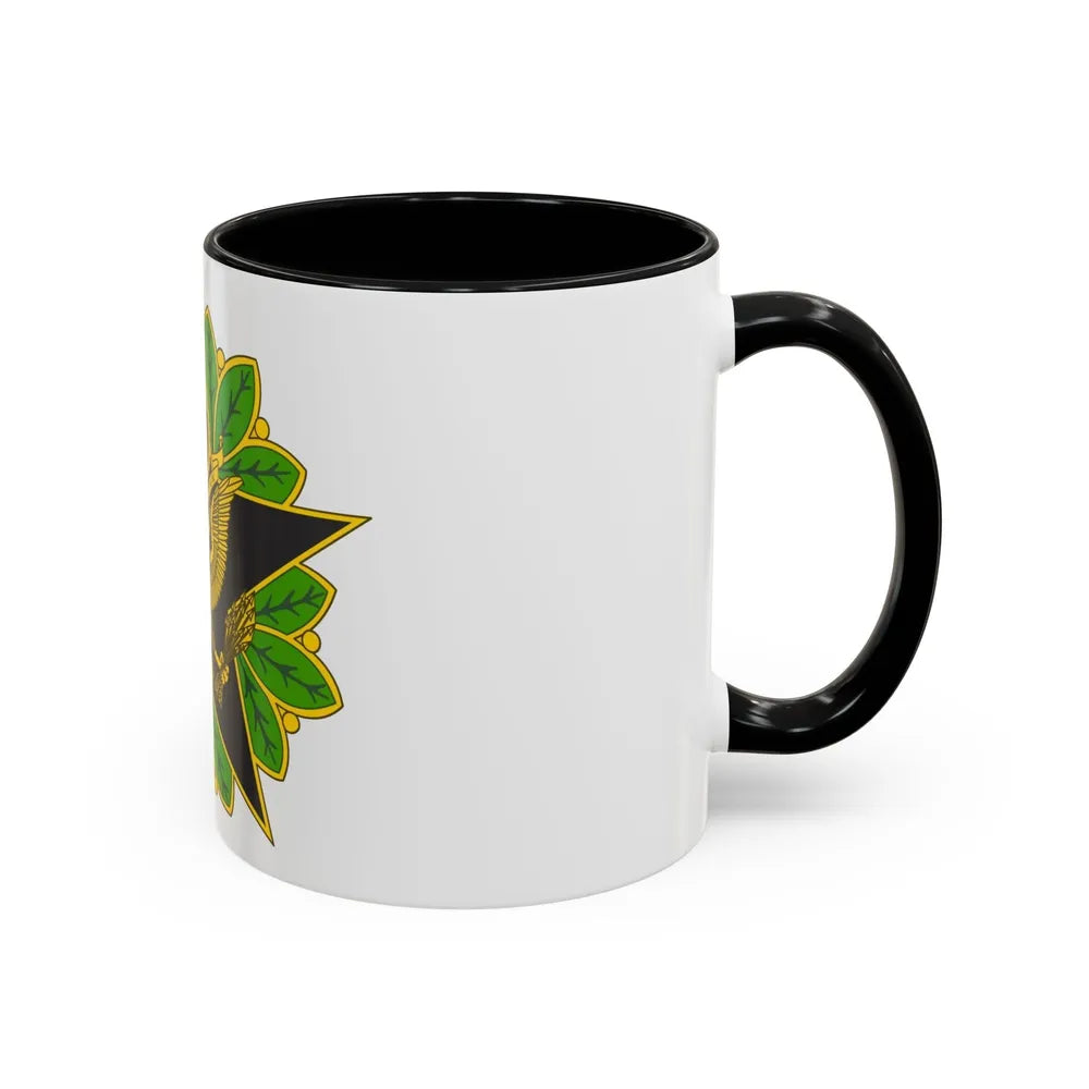 Staff Identification Badge (U.S. Army) Accent Coffee Mug-Go Mug Yourself