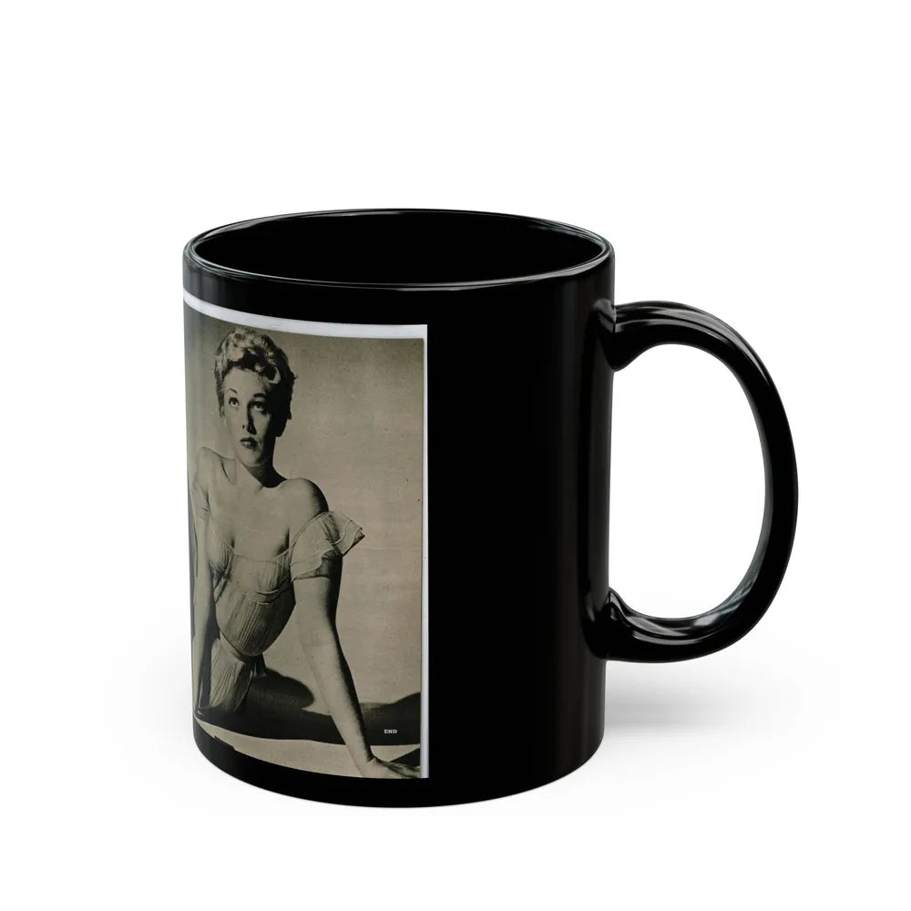 Kim Novak #390 - Fabulous Females Mag. Issue #1 '55 - 1 B&W Photo (Vintage Female Icon) Black Coffee Mug-Go Mug Yourself