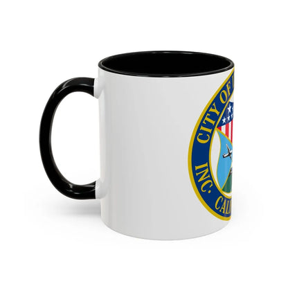 Seal of Inglewood California - Accent Coffee Mug-Go Mug Yourself