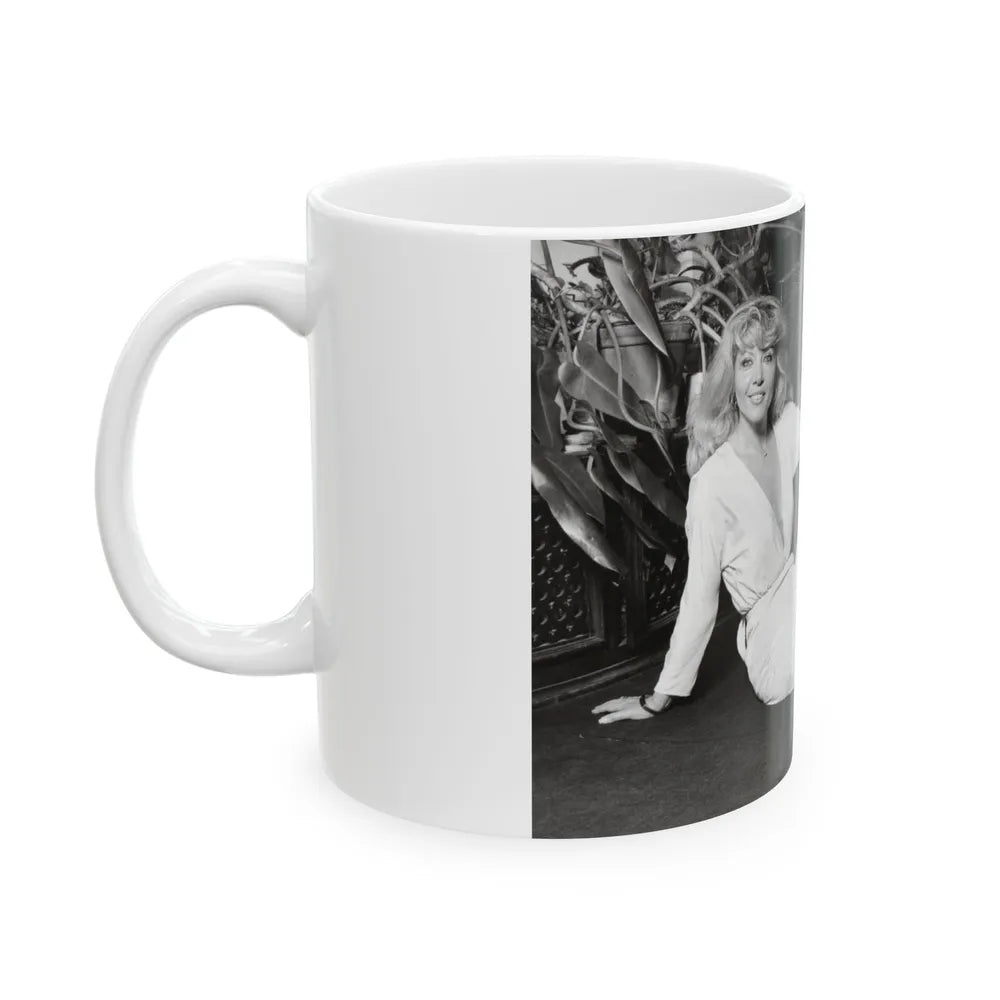 Ingrid Pitt #114 (Vintage Female Icon) White Coffee Mug-Go Mug Yourself