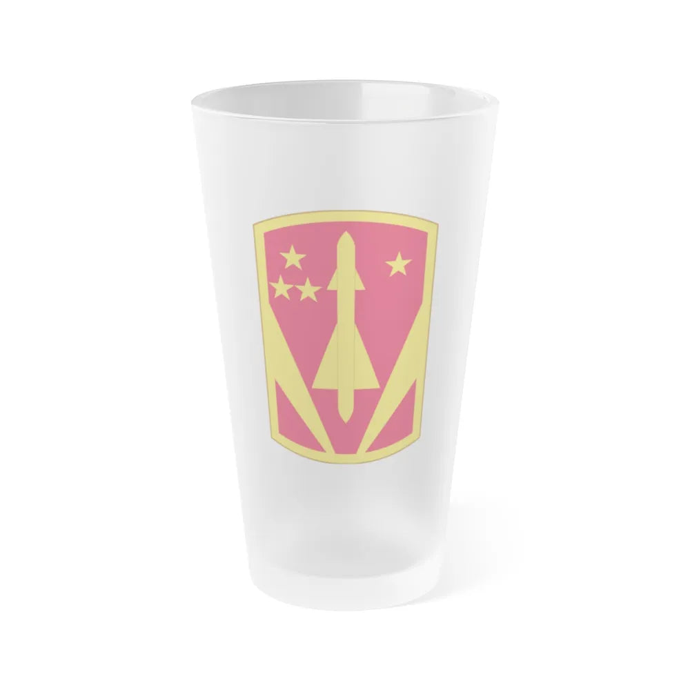 31st Air Defense Artillery Brigade (U.S. Army) Frosted Pint Glass 16oz-Go Mug Yourself