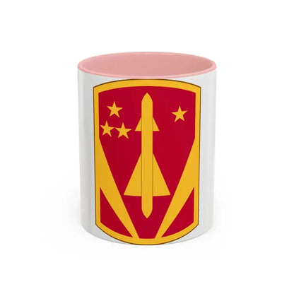 31st Air Defense Artillery Brigade (U.S. Army) Accent Coffee Mug 11oz Pink - Go Mug Yourself