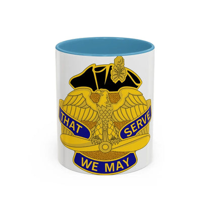 31st Aviation Group (U.S. Army) Accent Coffee Mug-11oz-Light Blue-Go Mug Yourself