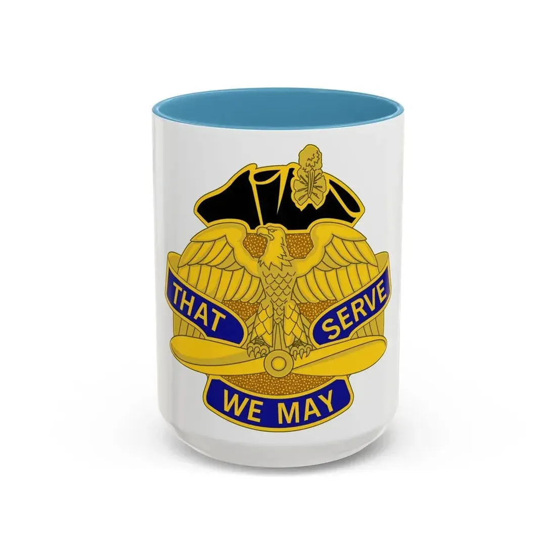 31st Aviation Group (U.S. Army) Accent Coffee Mug 15oz Light Blue - Go Mug Yourself