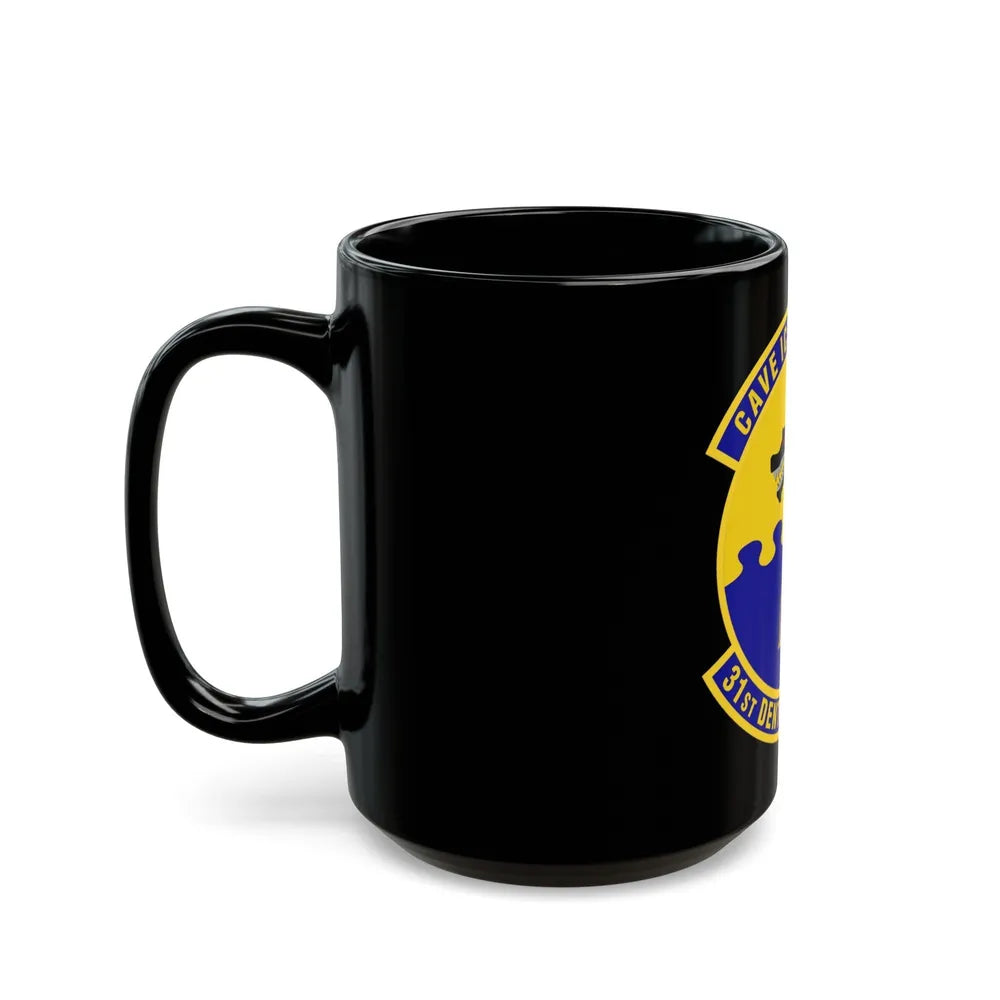 31st Dental Squadron (U.S. Air Force) Black Coffee Mug-Go Mug Yourself