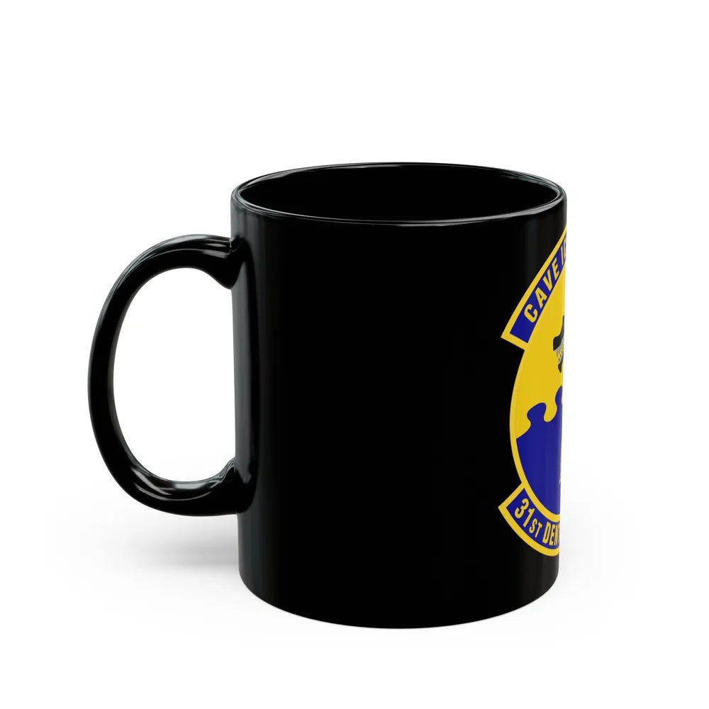 31st Dental Squadron (U.S. Air Force) Black Coffee Mug-Go Mug Yourself