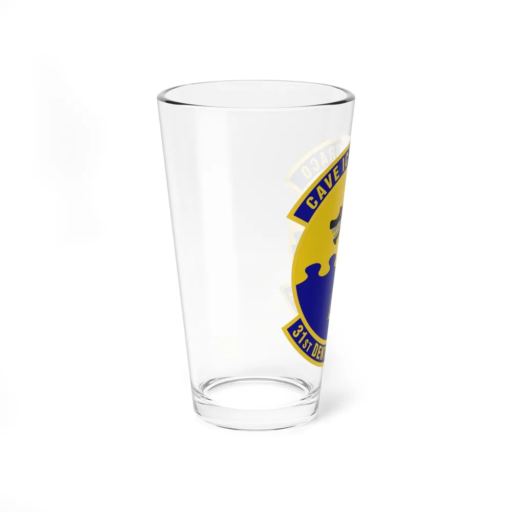 31st Dental Squadron (U.S. Air Force) Pint Glass 16oz-Go Mug Yourself