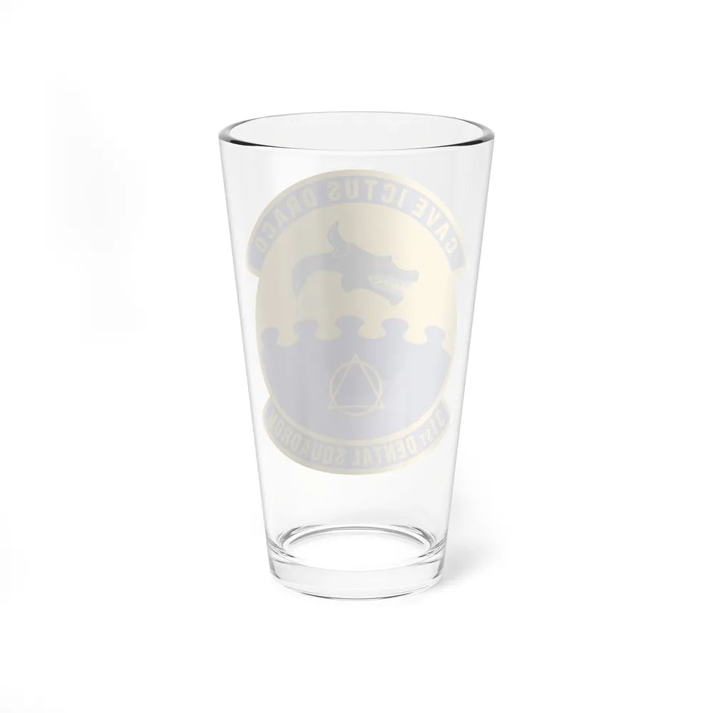 31st Dental Squadron (U.S. Air Force) Pint Glass 16oz-Go Mug Yourself