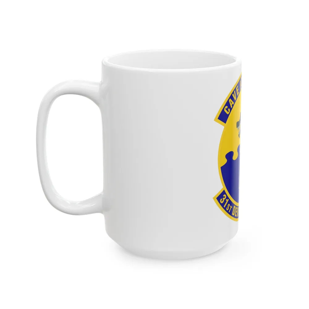 31st Dental Squadron (U.S. Air Force) White Coffee Mug-Go Mug Yourself