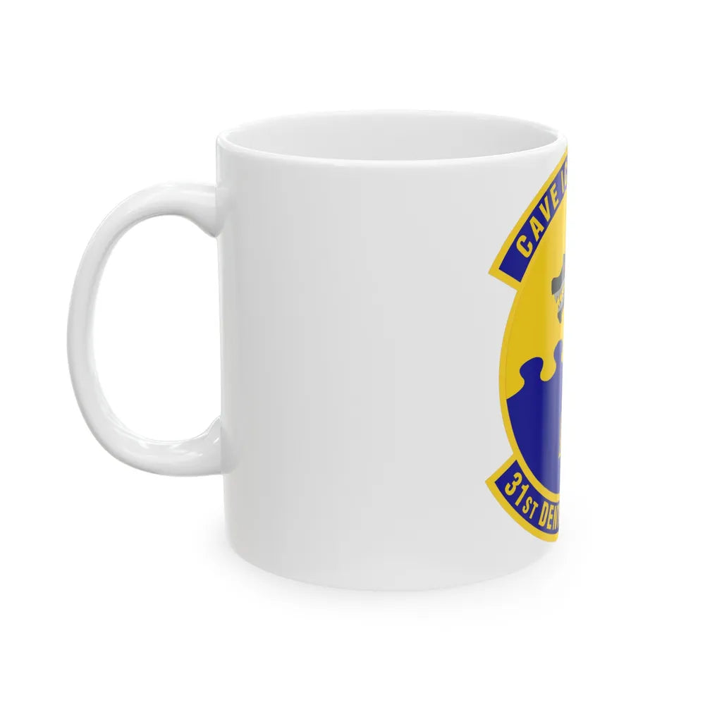 31st Dental Squadron (U.S. Air Force) White Coffee Mug-Go Mug Yourself