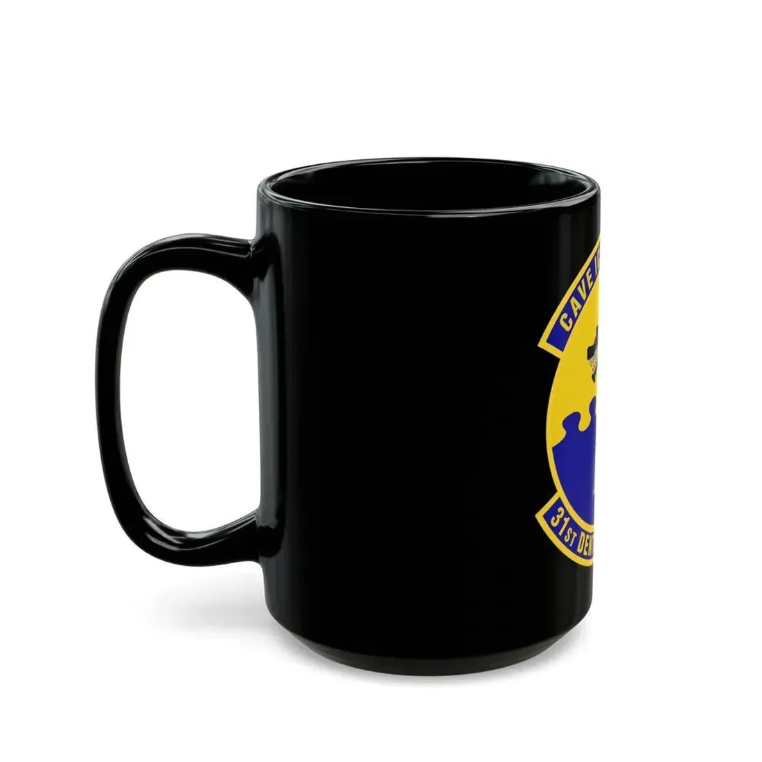 31st Dental Squadron (U.S. Air Force) Black Coffee Mug - Go Mug Yourself