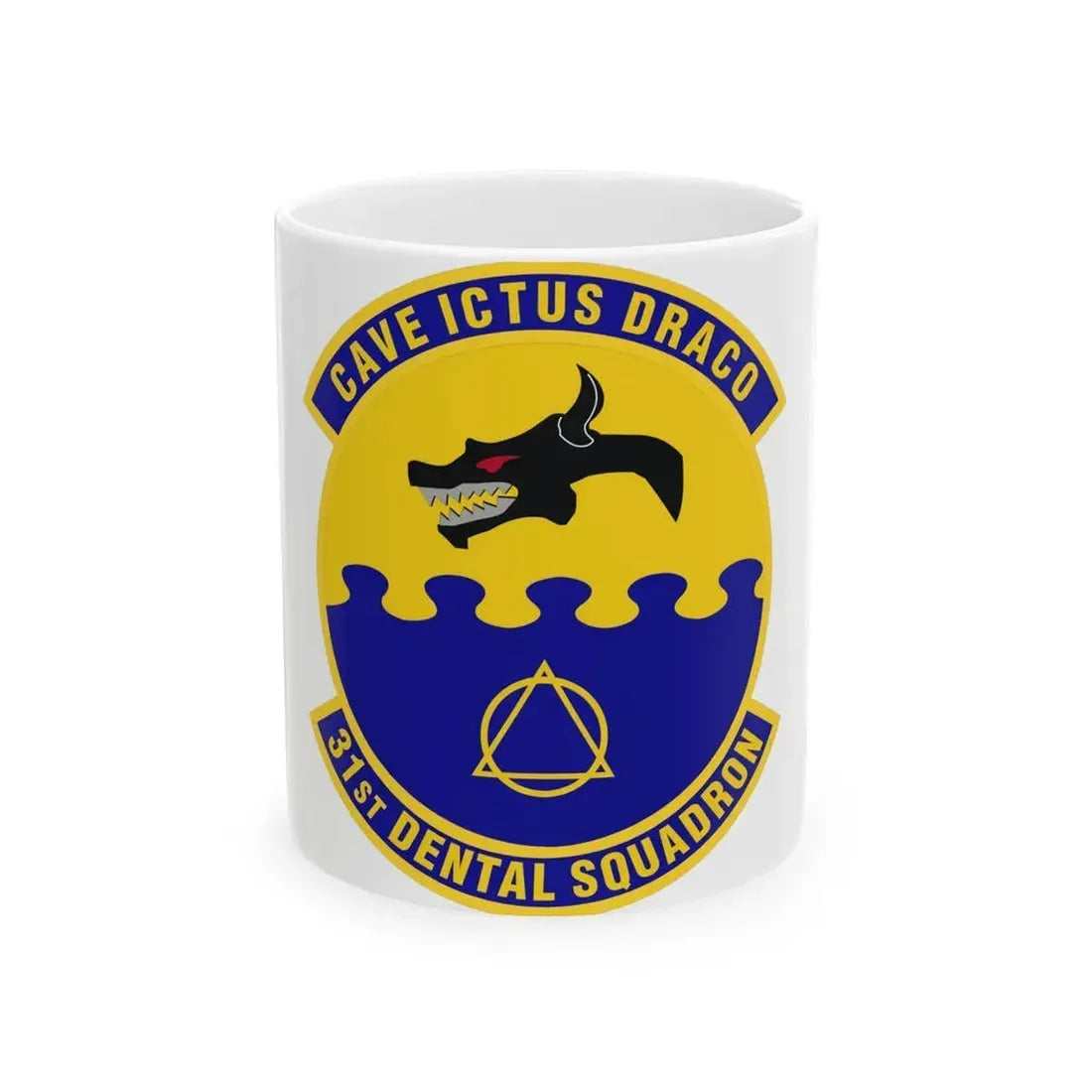 31st Dental Squadron (U.S. Air Force) White Coffee Mug 11oz - Go Mug Yourself