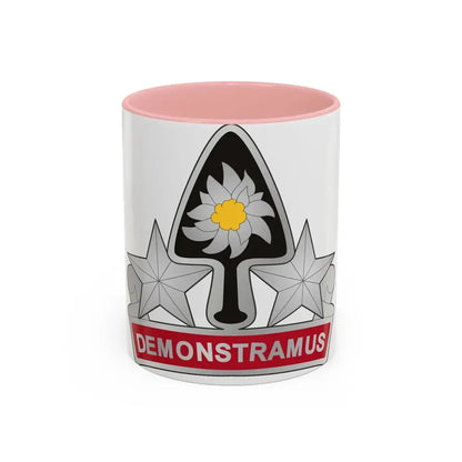 31st Engineer Battalion 2 (U.S. Army) Accent Coffee Mug 11oz Pink - Go Mug Yourself