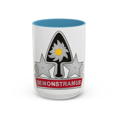 31st Engineer Battalion 2 (U.S. Army) Accent Coffee Mug 15oz Light Blue - Go Mug Yourself