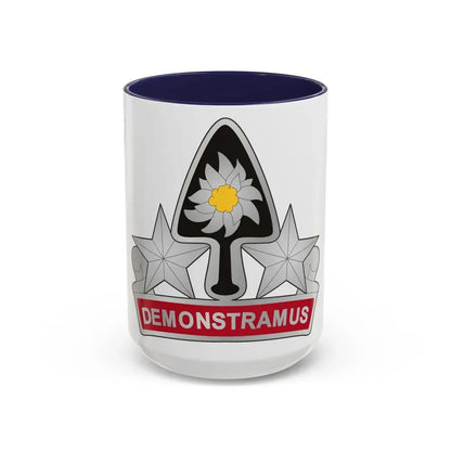 31st Engineer Battalion 2 (U.S. Army) Accent Coffee Mug 15oz Navy - Go Mug Yourself