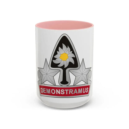 31st Engineer Battalion 2 (U.S. Army) Accent Coffee Mug 15oz Pink - Go Mug Yourself
