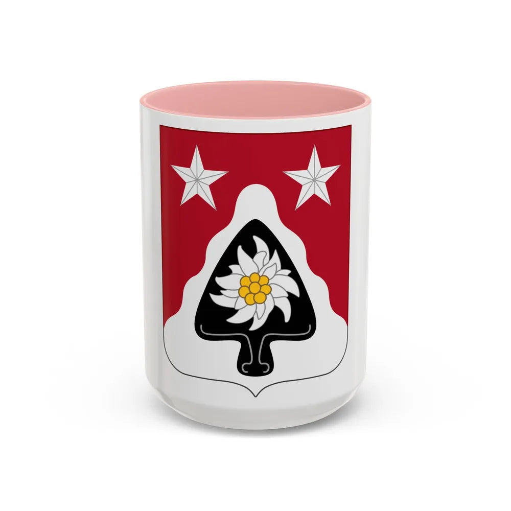 31st Engineer Battalion (U.S. Army) Accent Coffee Mug-15oz-Pink-Go Mug Yourself