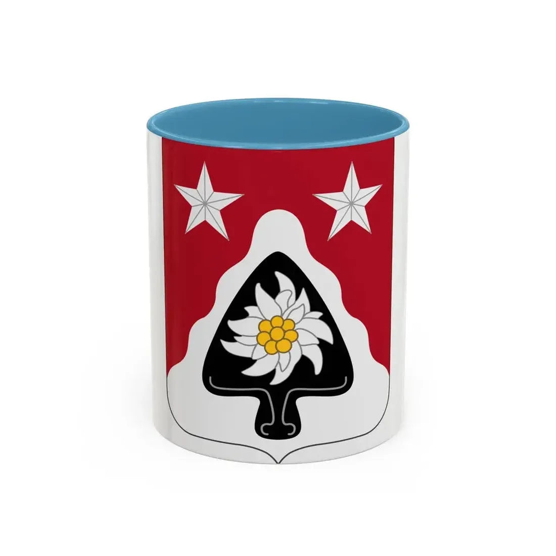 31st Engineer Battalion (U.S. Army) Accent Coffee Mug 11oz Light Blue - Go Mug Yourself