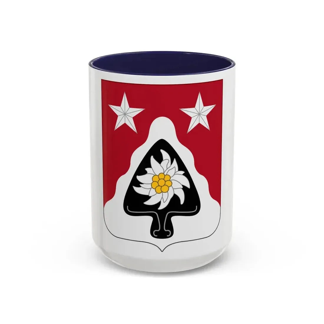 31st Engineer Battalion (U.S. Army) Accent Coffee Mug 15oz Navy - Go Mug Yourself