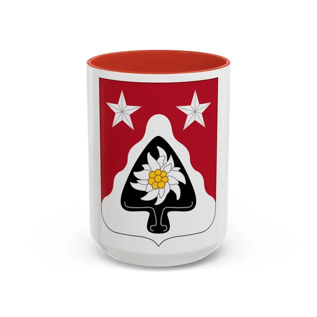 31st Engineer Battalion (U.S. Army) Accent Coffee Mug 15oz Red - Go Mug Yourself