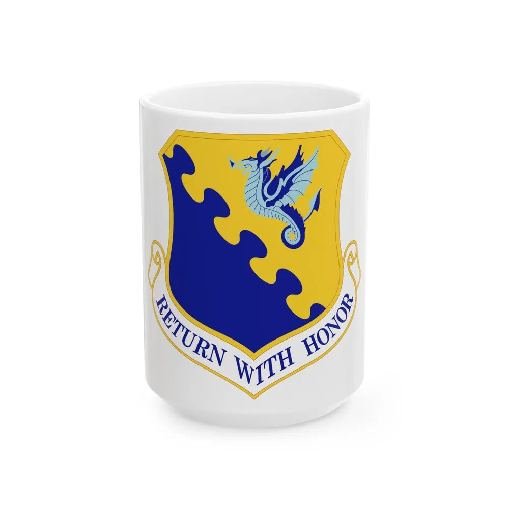 31st Fighter Wing (U.S. Air Force) White Coffee Mug-15oz-Go Mug Yourself