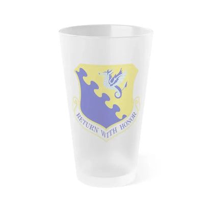 31st Fighter Wing (U.S. Air Force) Frosted Pint Glass 16oz Default Title - Go Mug Yourself