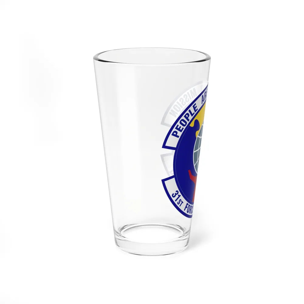 31st Force Support Squadron (U.S. Air Force) Pint Glass 16oz-Go Mug Yourself